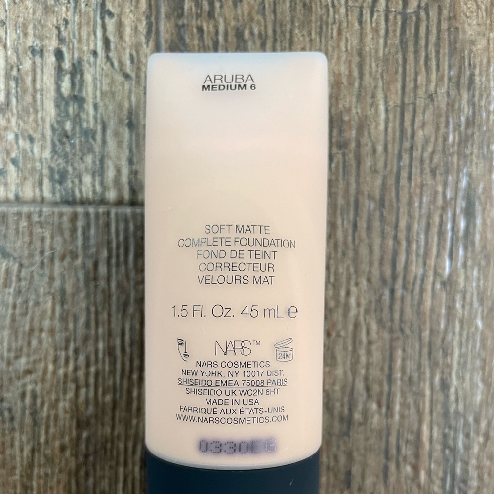 NARS soft matte foundation